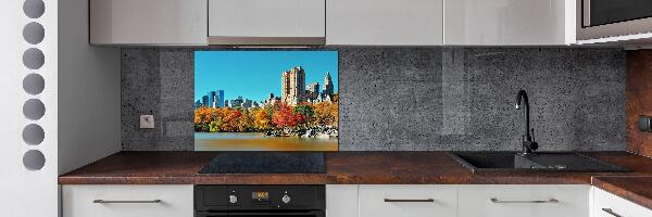 Panel para cocina Nueva York en otoño