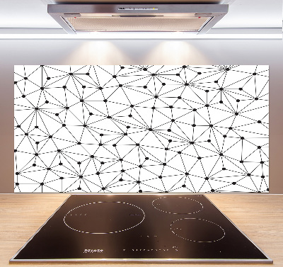 Panel de pared de cocina Líneas y círculos