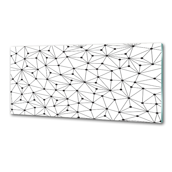 Panel de pared de cocina Líneas y círculos