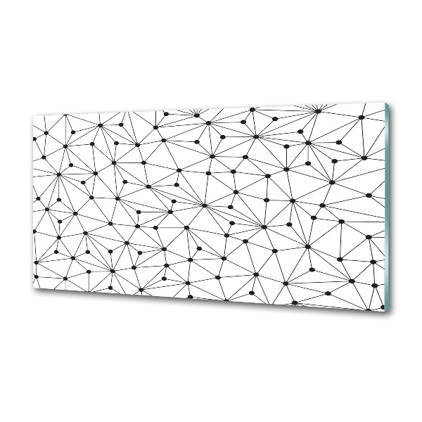 Panel de pared de cocina Líneas y círculos