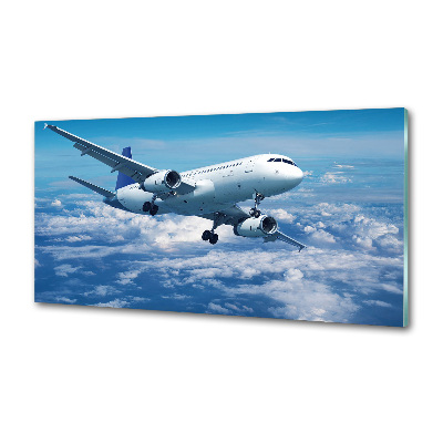 Salpicadero para cocina Un avión en las nubes