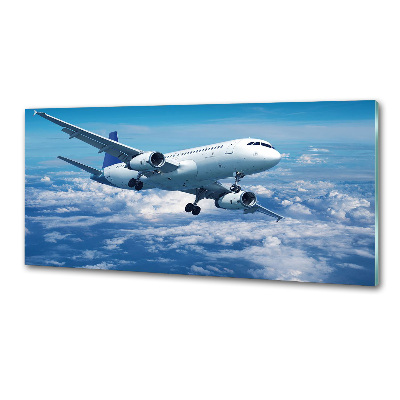 Salpicadero para cocina Un avión en las nubes