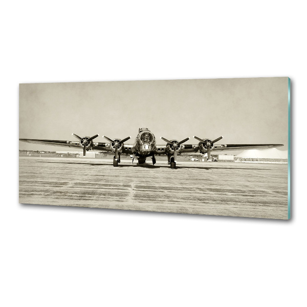 Panel de pared de cocina Viejo bombardero