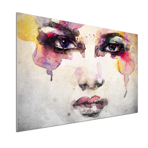 Panel antisalpicaduras Retrato de una mujer