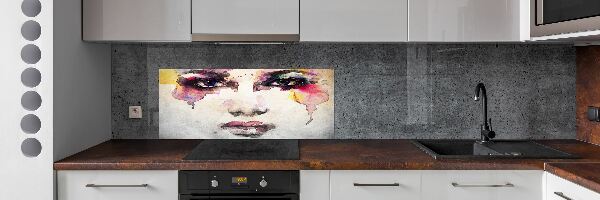 Panel do kuchni Portret kobiety