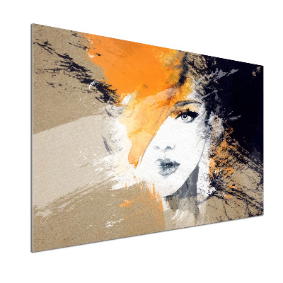 Panel do kuchni Portret kobiety