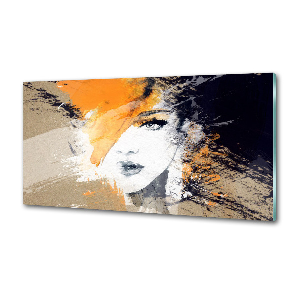 Panel do kuchni Portret kobiety