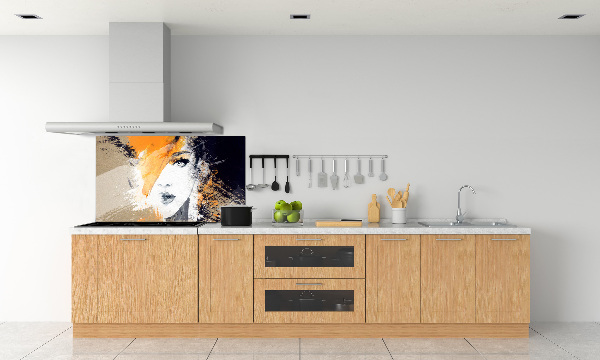 Panel para cocina Retrato de una mujer