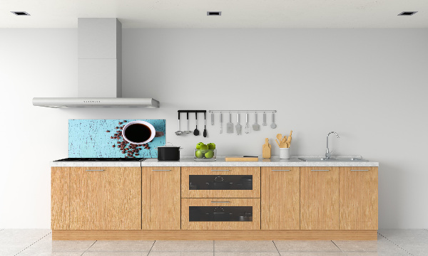 Panel dekor szkło Czarna kawa