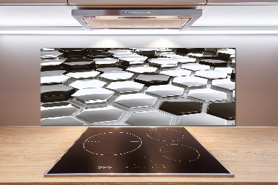 Panel de pared de cocina Abstracción 3D