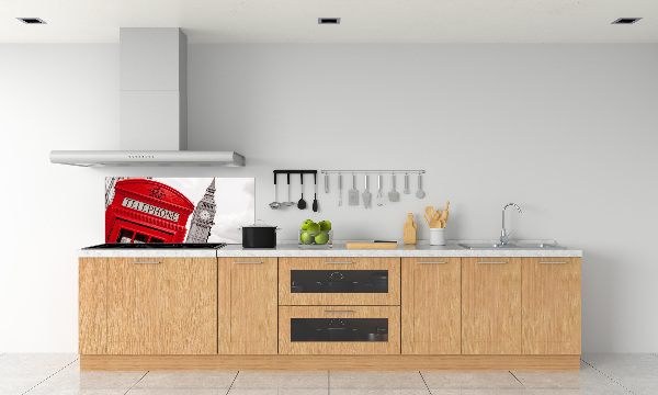 Panel de pared de cocina Teléfono público