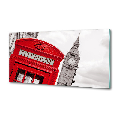 Panel de pared de cocina Teléfono público