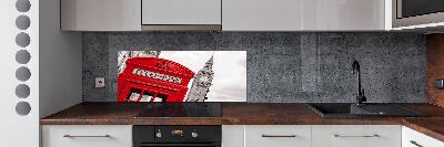 Panel de pared de cocina Teléfono público