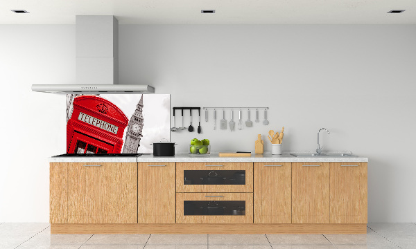 Panel de pared de cocina Teléfono público