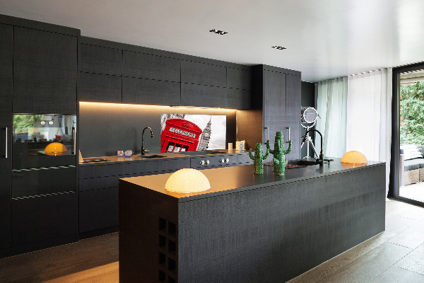 Panel de pared de cocina Teléfono público