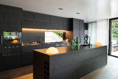 Panel de pared de cocina Bambú