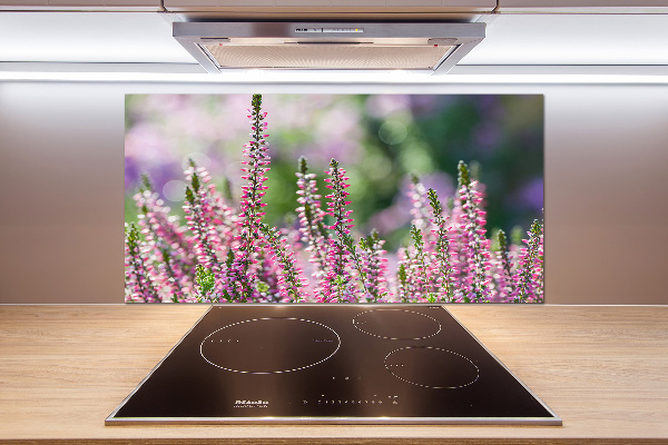 Panel do kuchni Kwiaty wrzosu