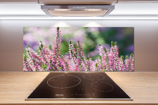 Salpicadero de cocina flores de brezo