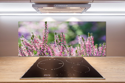 Salpicadero de cocina flores de brezo