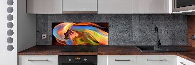 Salpicadero para cocina Abstracción