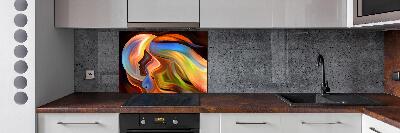 Salpicadero para cocina Abstracción