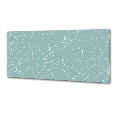 Panel dekor szkło Liście wzór