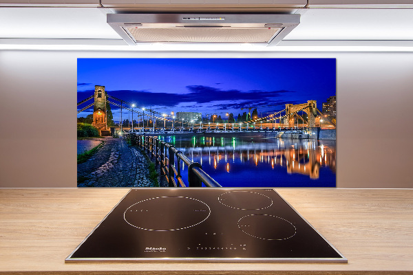 Salpicadero de cocina Breslavia de noche