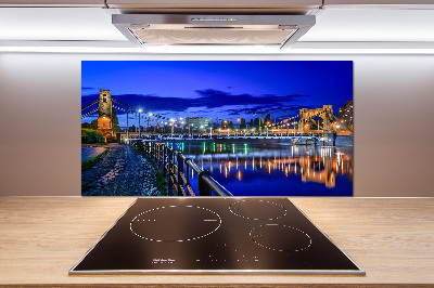 Salpicadero de cocina Breslavia de noche