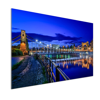 Panel dekor szkło Wrocław nocą