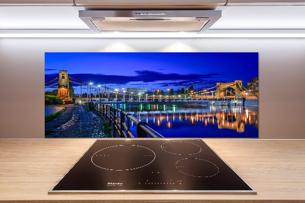 Salpicadero de cocina Breslavia de noche