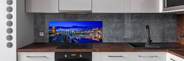 Salpicadero de cocina Breslavia de noche