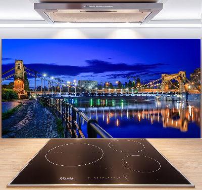 Salpicadero de cocina Breslavia de noche