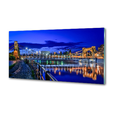Panel dekor szkło Wrocław nocą