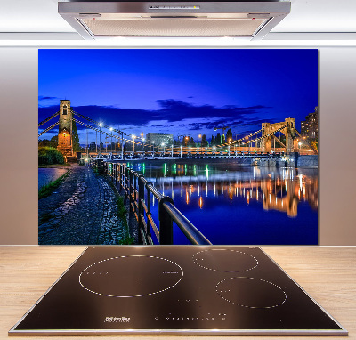 Panel dekor szkło Wrocław nocą