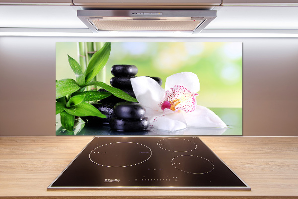 Panel de pared de cocina Orquídea