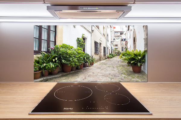 Panel para cocina Una calle con encanto