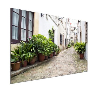 Panel para cocina Una calle con encanto