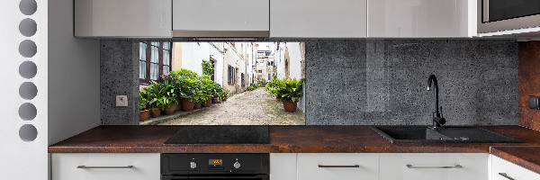 Panel para cocina Una calle con encanto