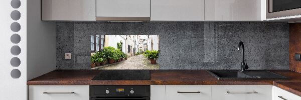 Panel para cocina Una calle con encanto