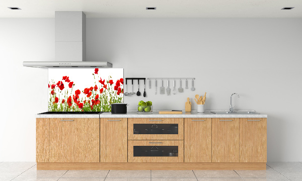 Salpicadero de cocina Amapolas