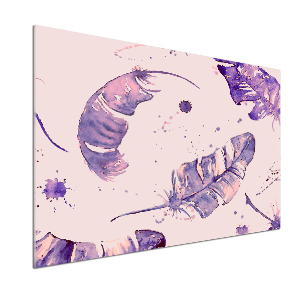 Salpicadero para cocina plumas