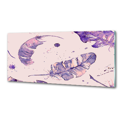 Salpicadero para cocina plumas