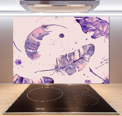 Salpicadero para cocina plumas