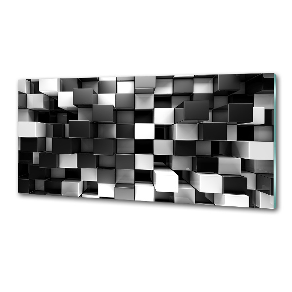 Panel do kuchni Abstrakcja kostki