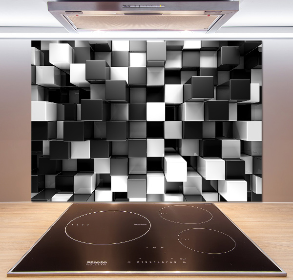 Panel para cocina Abstracción cúbica