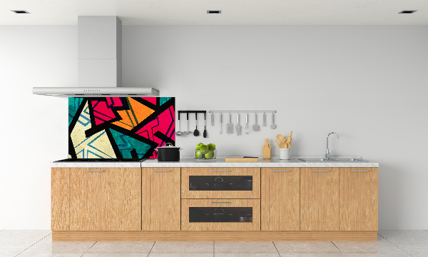 Panel de pared de cocina Fondo geométrico