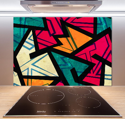 Panel de pared de cocina Fondo geométrico