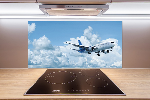 Panel para cocina Un avión en el cielo