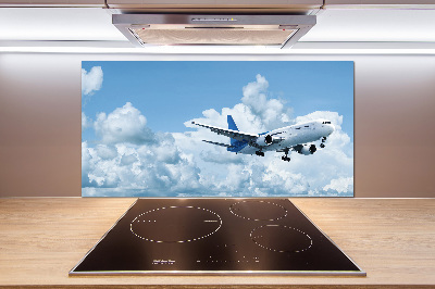 Panel para cocina Un avión en el cielo
