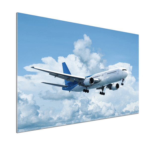 Panel para cocina Un avión en el cielo